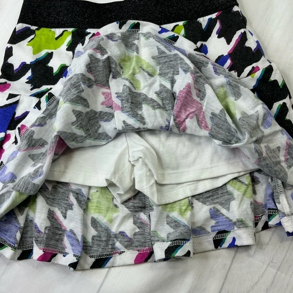 Girls Skorts Clothing Bundle Lot of 3 Mini Skirt Skorts Multicolor Patterns Sz M